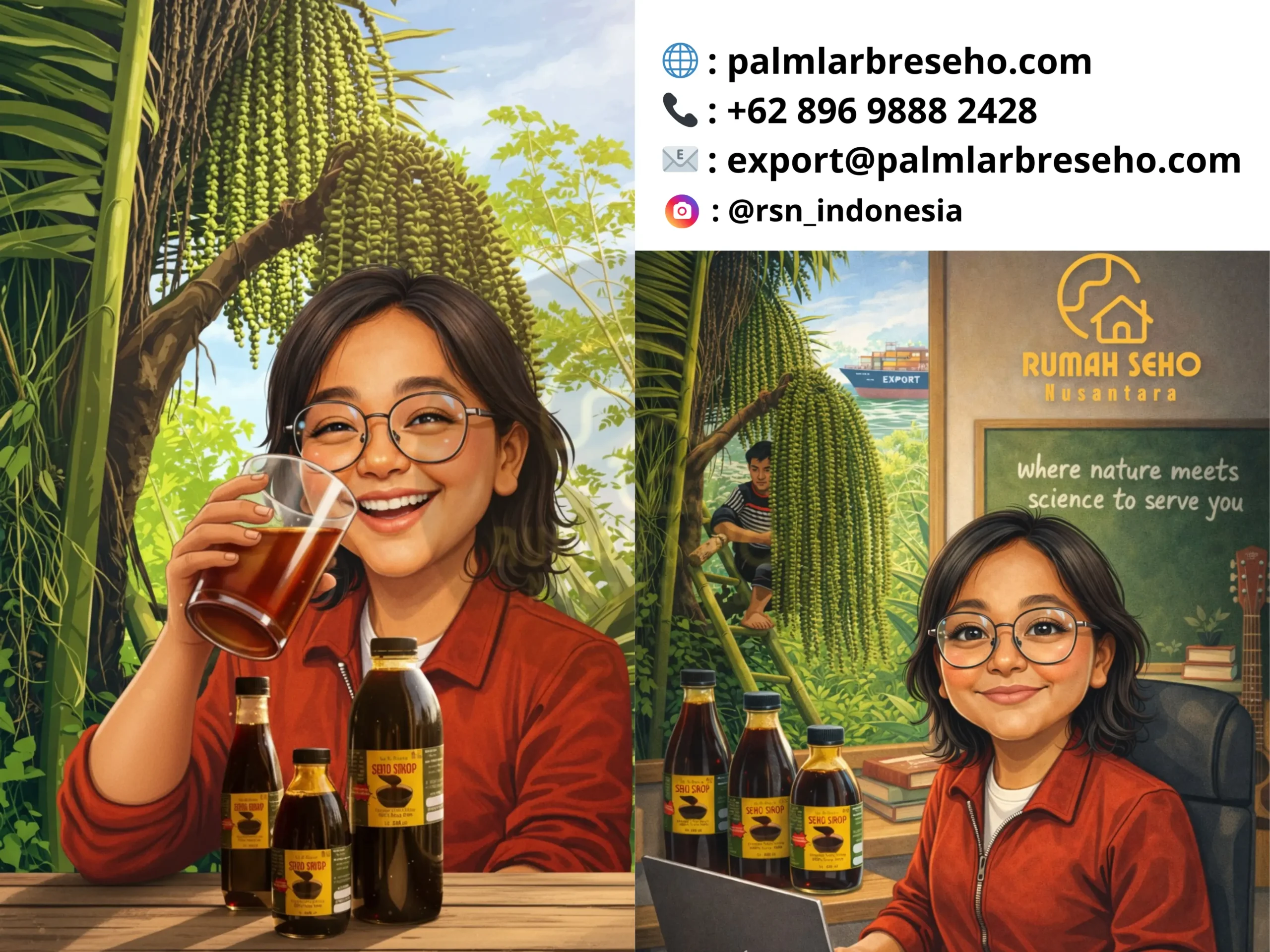 palm syrup manufacture