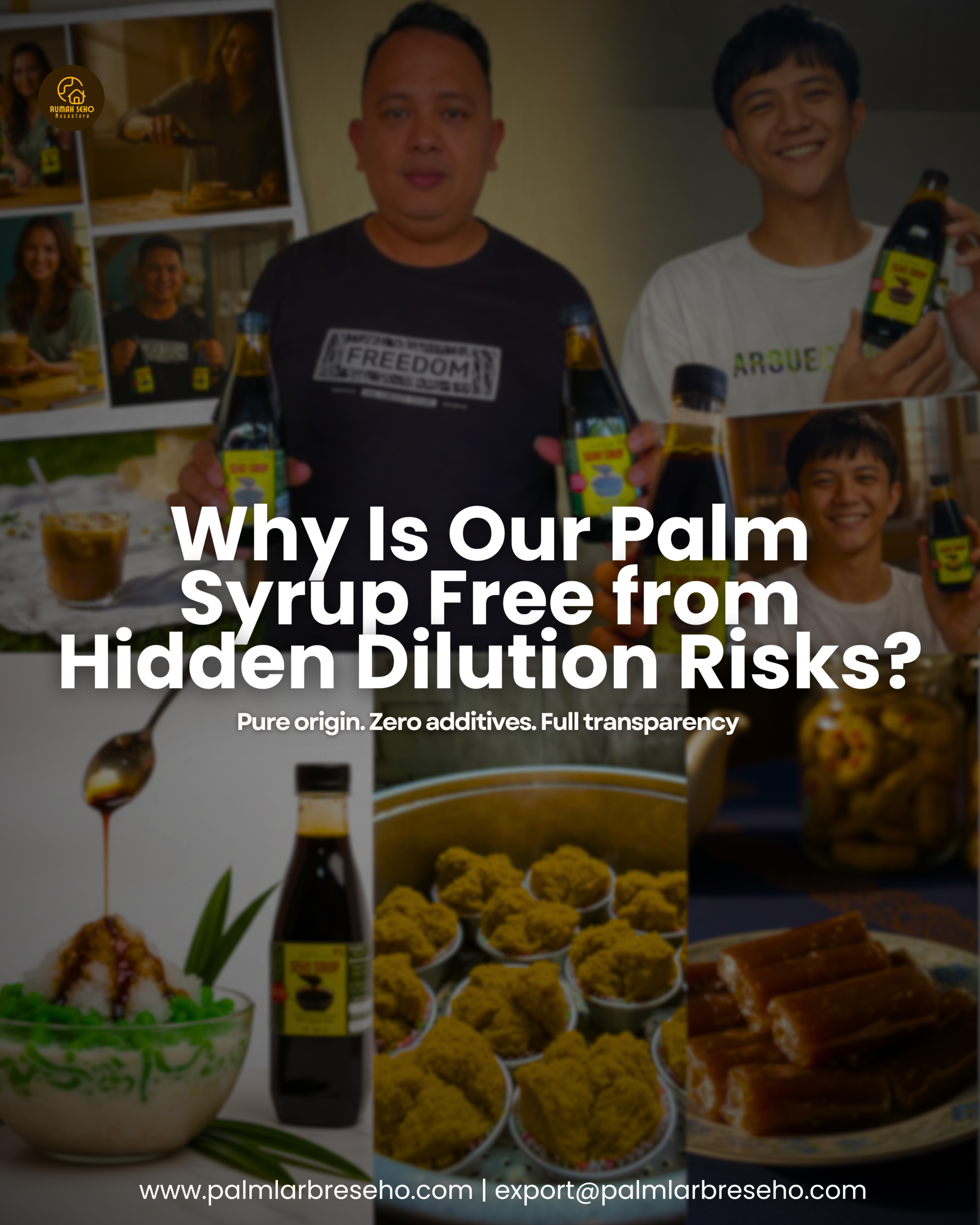 Palm syrup free from hidden risk