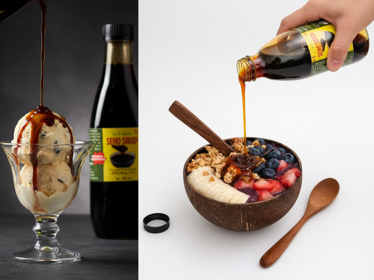 Palm sugar syrup for beverage ingredient